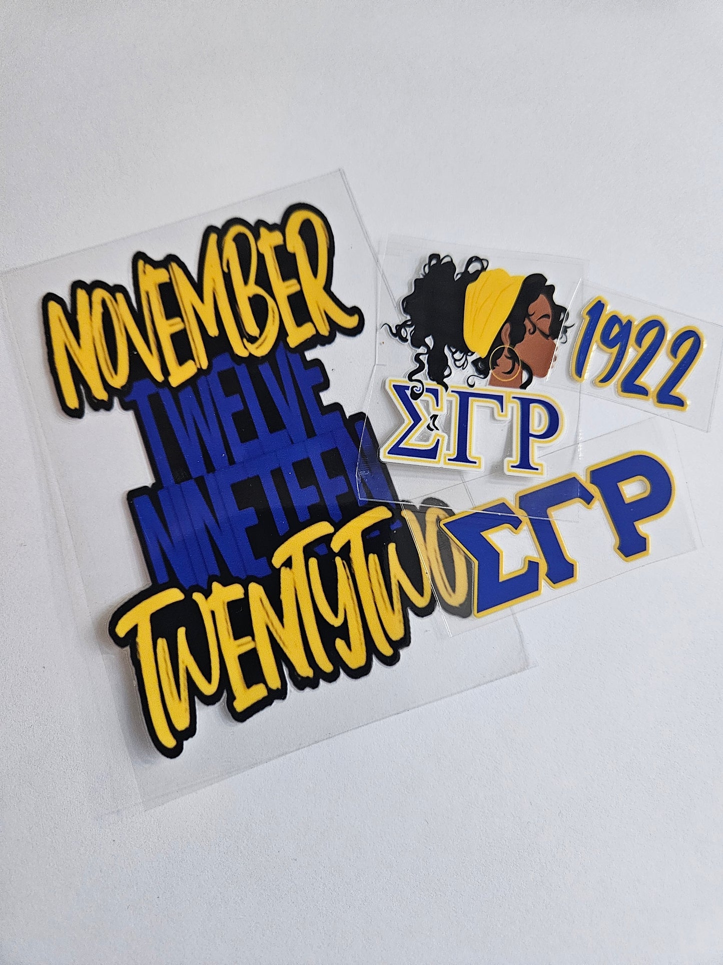 Sorority Decals-Sigma Gamma Rho