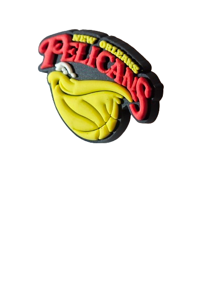 Pelicans Croc Charms- Basketball
