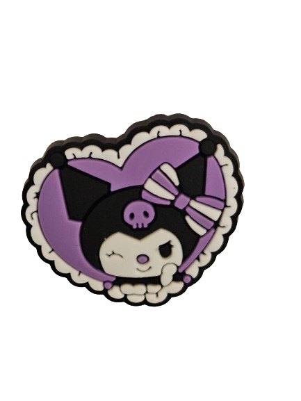 Kuromi Croc Charms