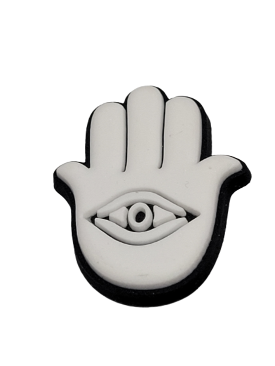 Hamsa Croc Charms