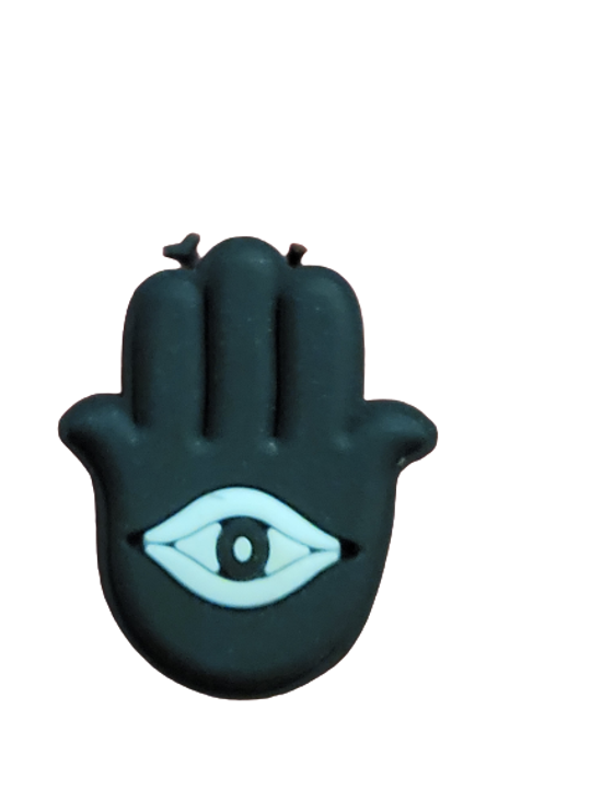 Hamsa Croc Charms