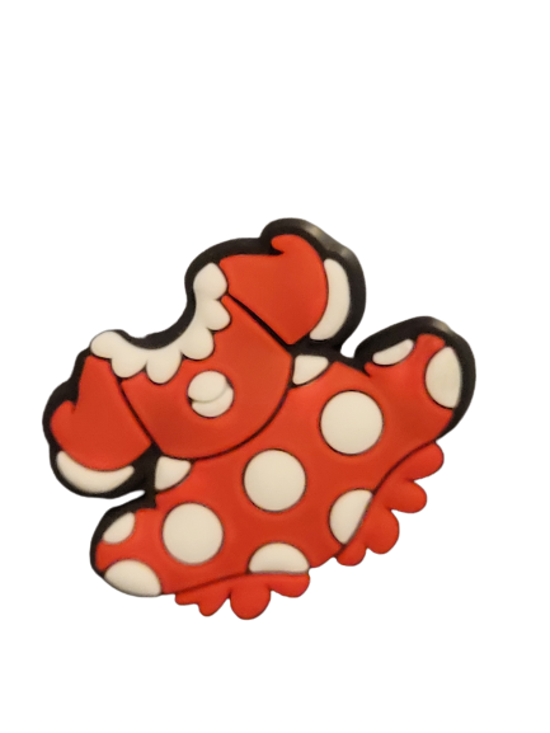 Minnie Mouse Croc Charms