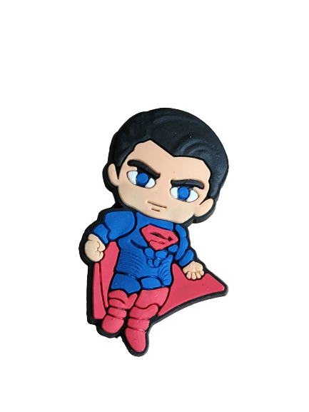 Superhero-Superman Croc Charms