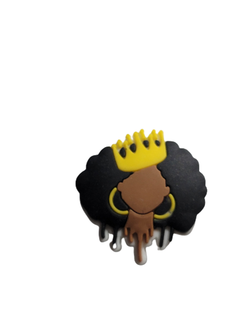 Melanin Girl Croc charms