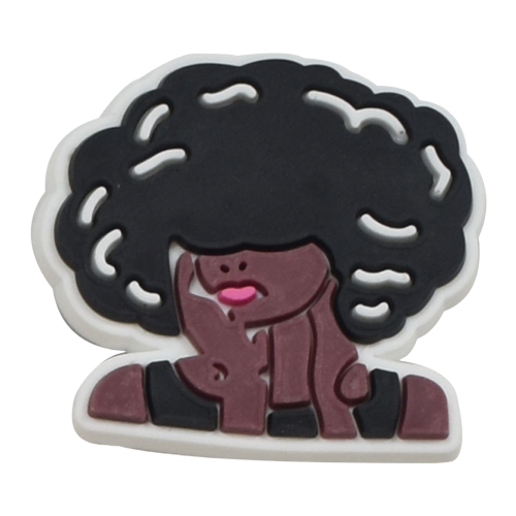 Melanin Girl Croc charms