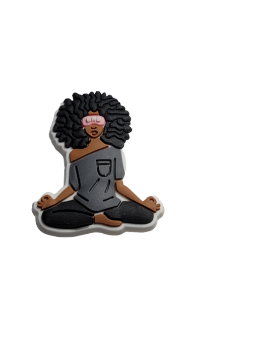 Melanin Girl Croc charms
