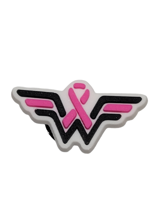 Breast Cancer Croc Charms
