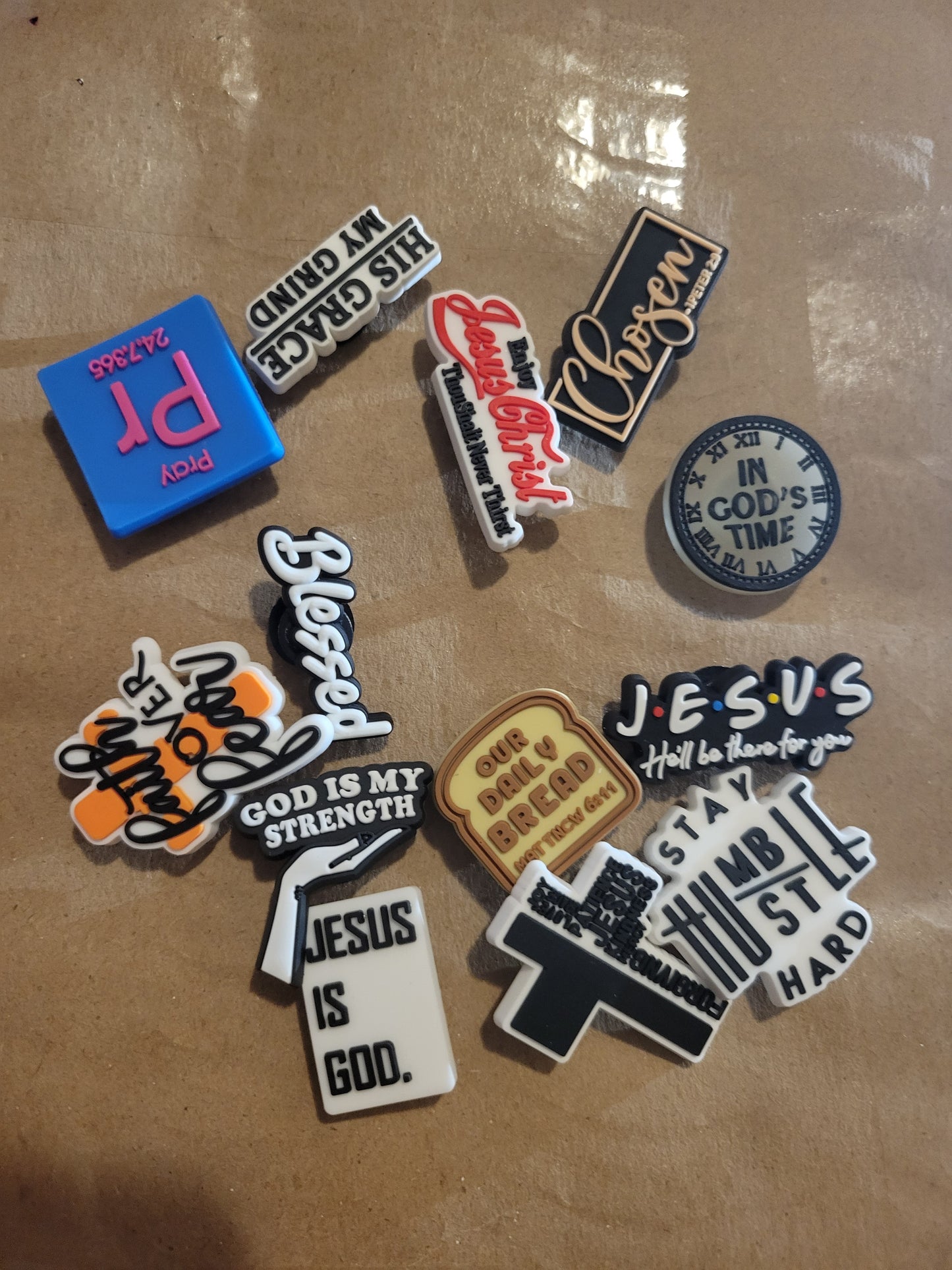 Christian Croc charms