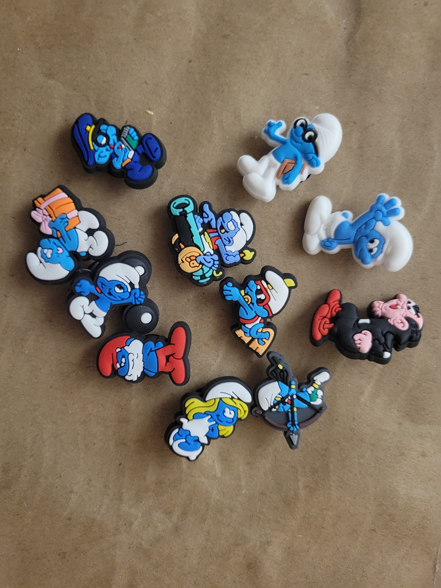 Smurfs Croc charms