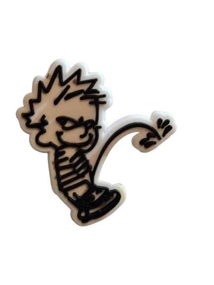 Calvin Croc Charms-Piss On