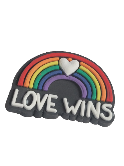 LGBTQ/ Rainbow croc charms