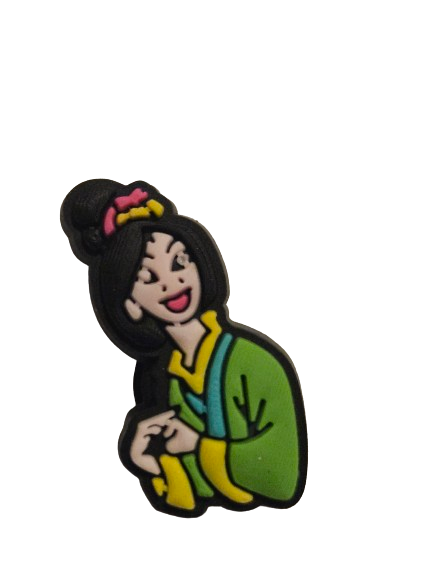 Princess Croc Charms- Mulan