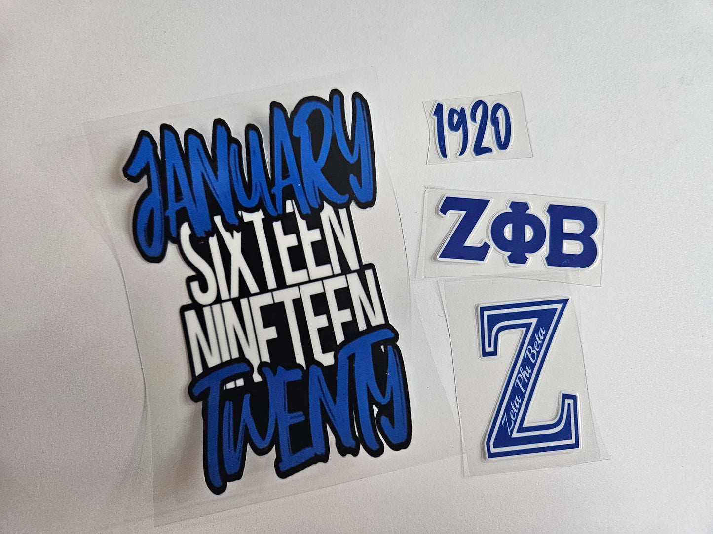 Sorority Decals-Zeta Phi Beta