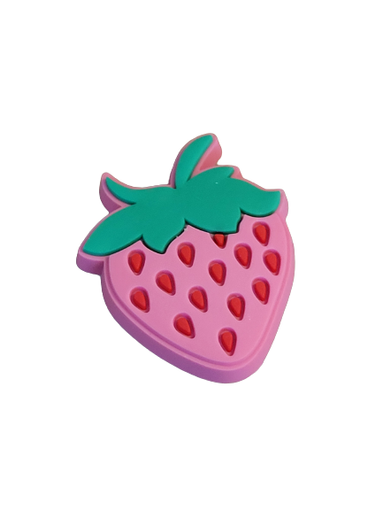 Kawaii pink strawberry heart resin croc charms – FairyAngelzstore