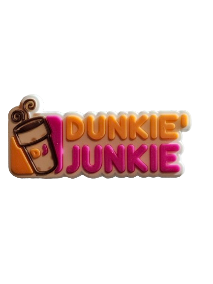 Dunkin Junkie croc charm