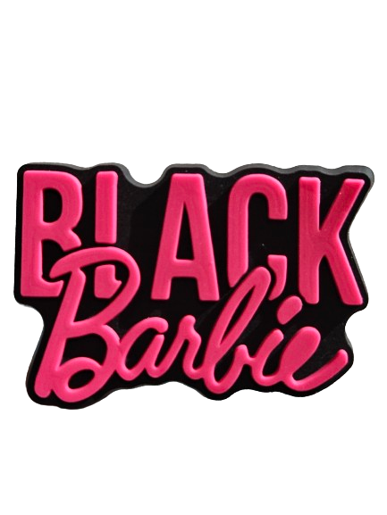 Black Barbie Croc Charms