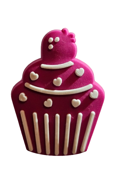 Barbie Croc Charms- Cupcake