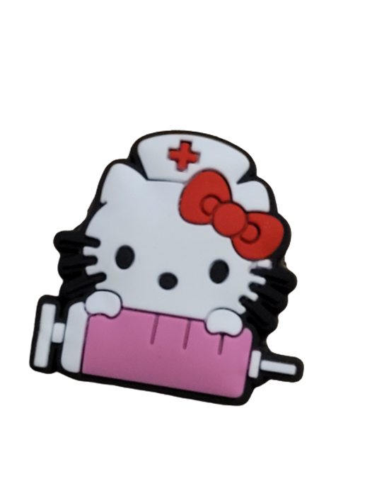 Hello Kitty Croc Charms- Nurse