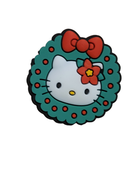 Hello Kitty Croc Charms- Christmas