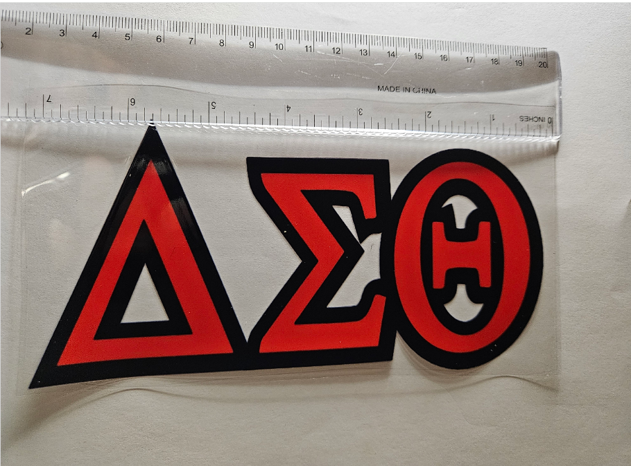 Sorority Decals-Delta Sigma Theta Decals