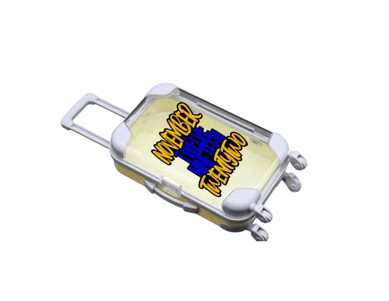 Sigma Gamma Rho Suitcase Favor-Yellow