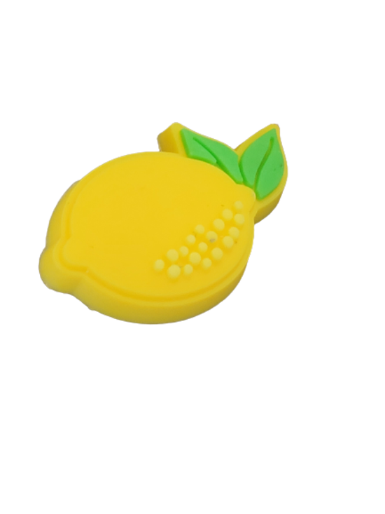 Lemon croc charm