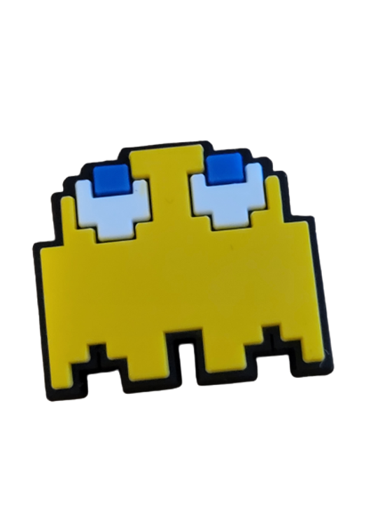 Pac Man Croc Charms