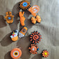 Orange Croc charms