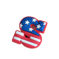 USA/Flag croc charms