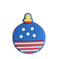 USA/Flag croc charms