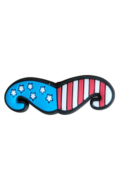 USA/Flag croc charms