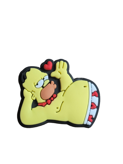 Simpsons Croc Charms