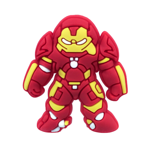 Superhero-Iron Man Croc charms
