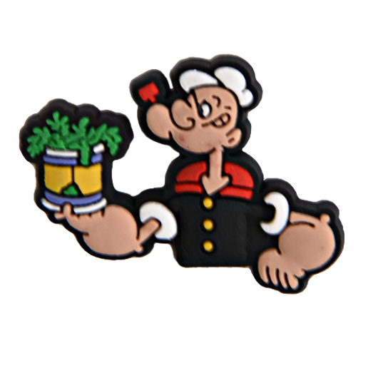 Popeye Croc charms