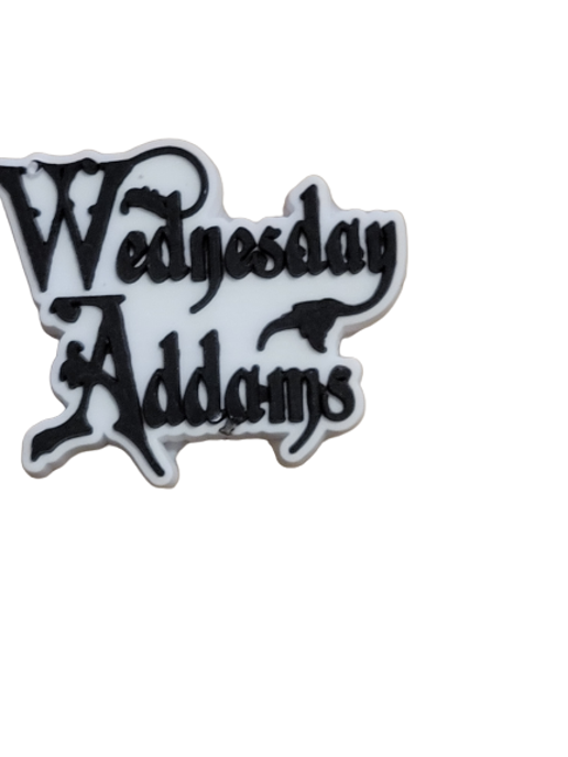Wednesday Addams Croc Charms