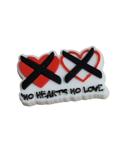 No Heart-No Love croc charm