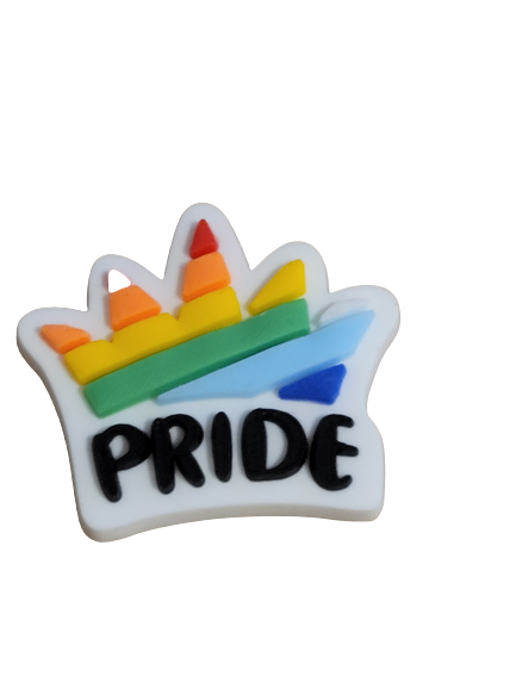 LGBTQ/ Rainbow croc charms