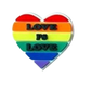 LGBTQ/ Rainbow croc charms