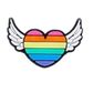 LGBTQ/ Rainbow croc charms