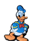 Donald and Daisy Croc Charms