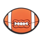 Football Croc Charms