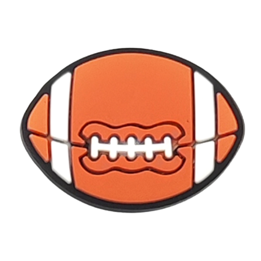 Football Croc Charms