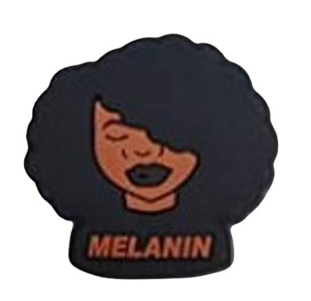 Melanin Girl Croc charms