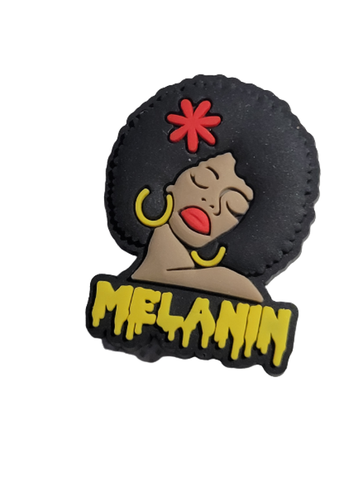 Melanin Girl Croc charms