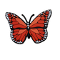 Butterfly Croc Charms