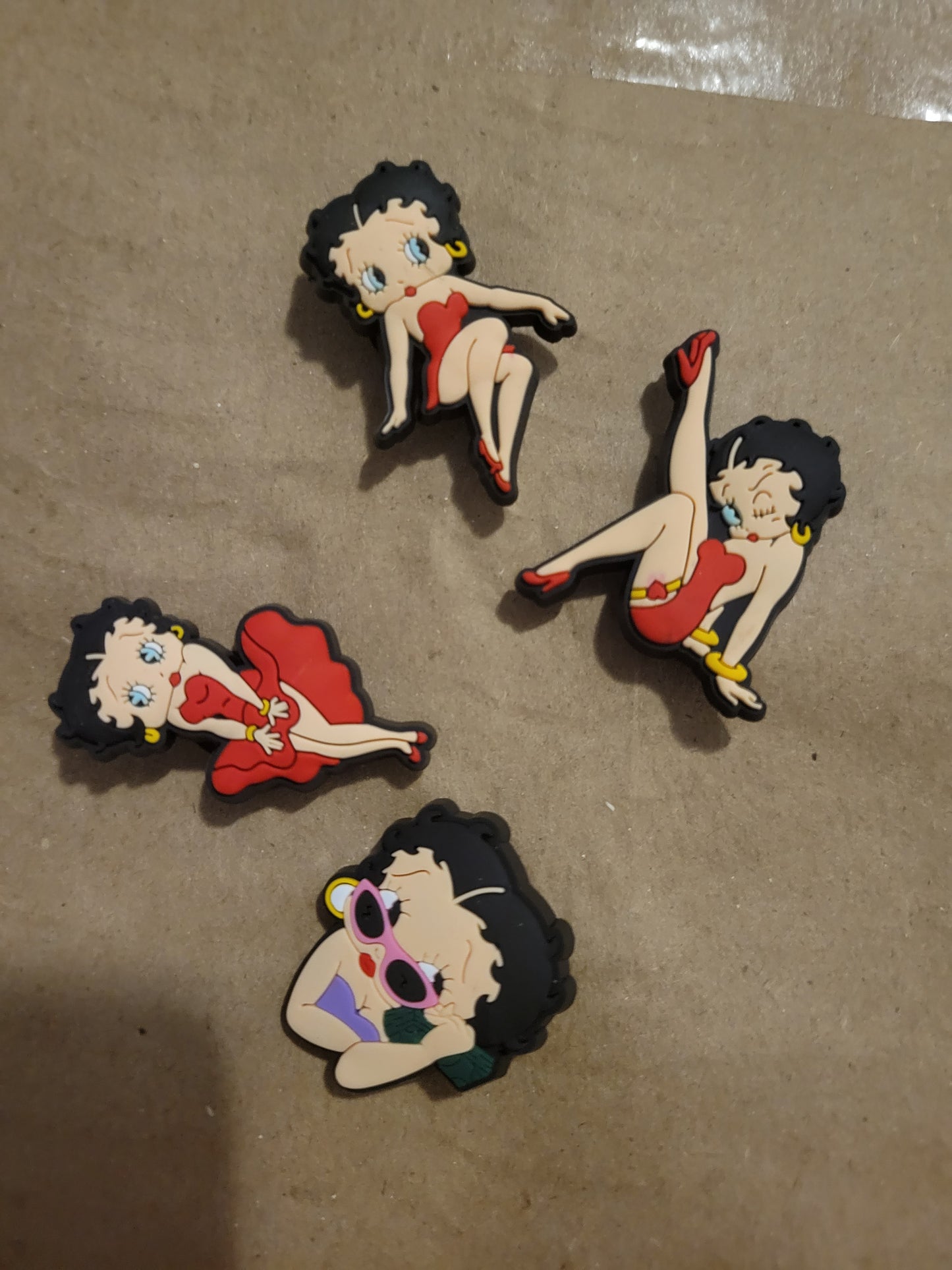 Betty Boop Croc charms