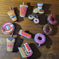 Dunkin Croc charms