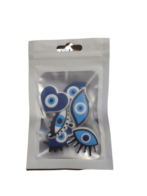 Blue Evil Eye Croc charms