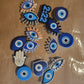 Blue Evil Eye Croc charms