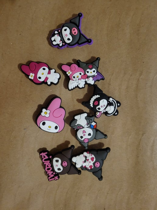 Kuromi Croc charms